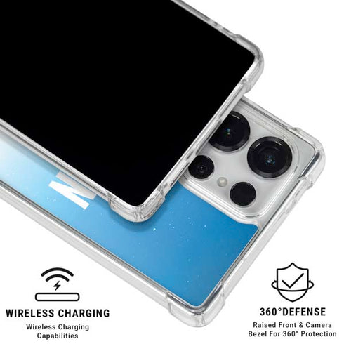 Superman 2025 Fortress of Solitude Classic Rise Galaxy S25 Ultra Clear Case